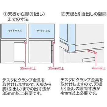 デスク用パーティション OUシリーズ(デスクパネル) サンワサプライ