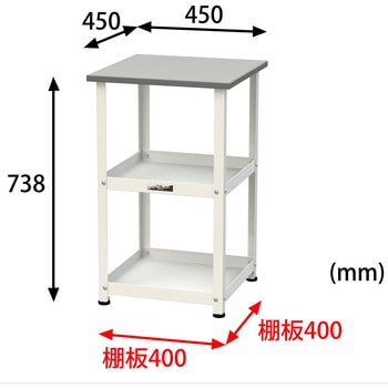 軽量作業用/固定式_天板付き150ワゴン_RoHS2指令対応塩ビシート天板_ワークテーブル150シリーズ 山金工業