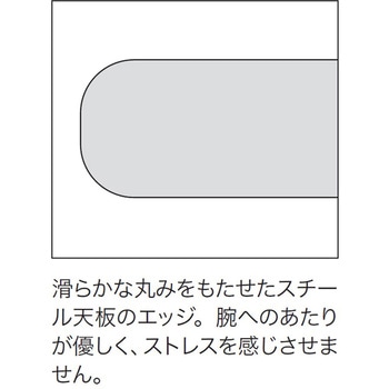 デスク US-1 片袖机(D-3段袖)(組立サービス付き) プラス[家具]
