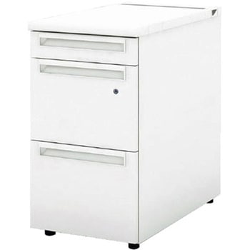 デスク US-1/US-1S 脇机(A-3段袖) - プラス[家具]