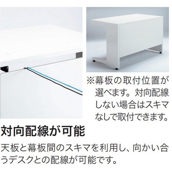 デスク US-2 両袖机(A-3段袖×D-3段袖)(組立サービスなし) プラス[家具]