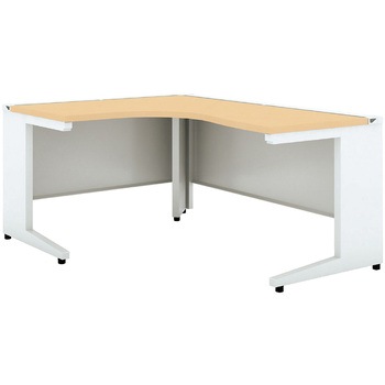 デスク US-W L型ワーク机(組立サービス付き) プラス[家具]