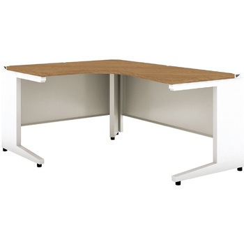 デスク US-W L型ワーク机(組立サービス付き) プラス[家具]