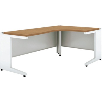 デスク US-W L型ワーク机(組立サービス付き) プラス[家具]