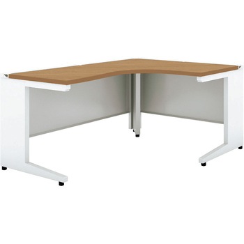 デスク US-W L型ワーク机(組立サービス付き) プラス[家具]