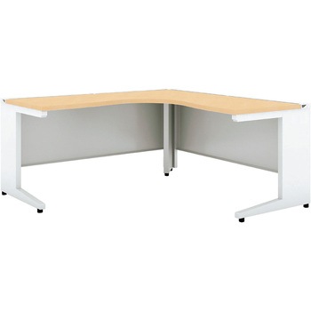 デスク US-W L型ワーク机(組立サービス付き) プラス[家具]