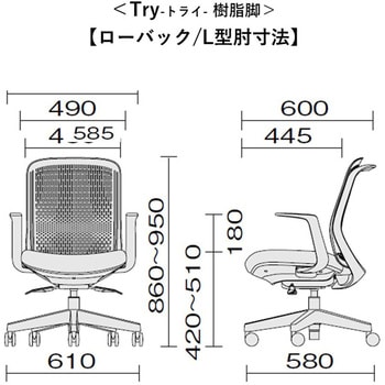 チェア Try 樹脂脚 ローバック ホワイトシェル(組立サービスなし) プラス[家具]