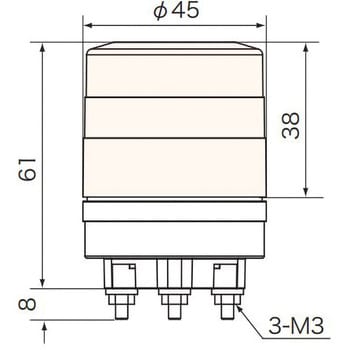 VL04S-024NG ニコミニスリム 単色薄型 1個 日恵製作所 【通販サイト