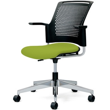 チェア チェダーC 回転脚 背ヌード 肘付 プラス(家具)