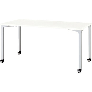 会議テーブル ロンナ 4本脚キャスタータイプ 長方形(組立サービス付き) プラス[家具]