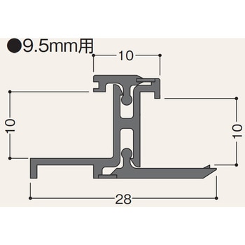 壁用点検口枠 W-10(9．5ミリ) フクビ化学 壁点検口 【通販モノタロウ】