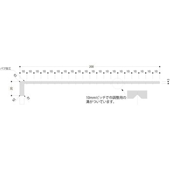 BSM22W マルチユース窓枠カバー 2.2m フクビ化学 1箱(2個) BSM22W