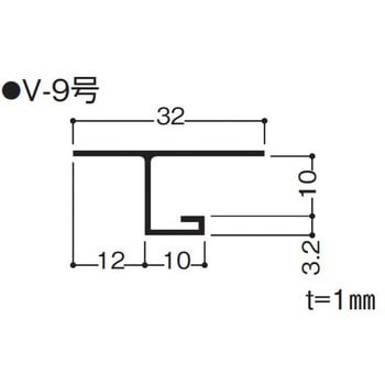 FV9 F見切 1箱(100個) フクビ化学 【通販サイトMonotaRO】