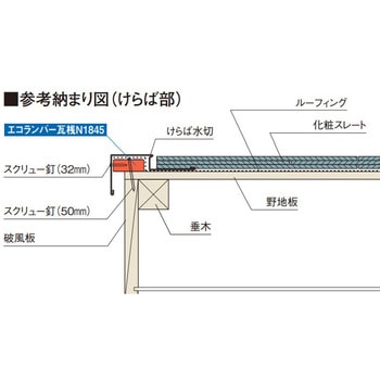 エコランバー瓦桟 N1845 フクビ化学