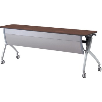 会議テーブル ルアルコ 幕板付・配線口付・棚板なし(組立サービスなし) プラス[家具]