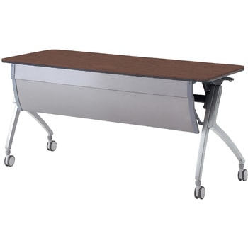 会議テーブル ルアルコ 幕板付・配線口付・棚板なし(組立サービスなし) プラス[家具]