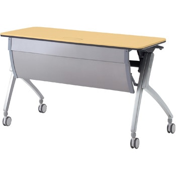 会議テーブル ルアルコ 幕板付・配線口付・棚板なし(組立サービスなし) プラス[家具]