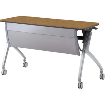 会議テーブル ルアルコ 幕板付・配線口付・棚板なし(組立サービスなし) プラス[家具]