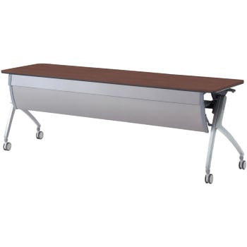 会議テーブル ルアルコ 幕板付・配線口なし・棚板付(組立サービスなし) プラス[家具]