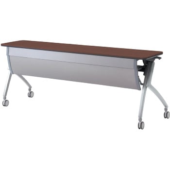 会議テーブル ルアルコ 幕板付・配線口なし・棚板付(組立サービスなし) プラス[家具]