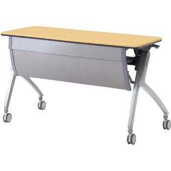 会議テーブル ルアルコ 幕板付・配線口なし・棚板付(組立サービスなし) プラス[家具]