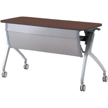 会議テーブル ルアルコ 幕板付・配線口なし・棚板付(組立サービスなし) プラス[家具]