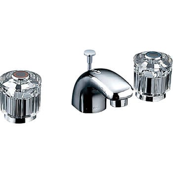 LF-231B-GL 2ハンドル混合水栓 一般水栓 ポップアップ式 1個 LIXIL(INAX) 【通販モノタロウ】