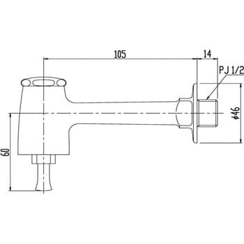 LF-80 手洗衛生フラッシュ弁 LIXIL(INAX) 呼び径13mm - 【通販モノタロウ】