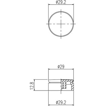 プッシュワンウエイ排水栓用押しボタン INAX(LIXIL)