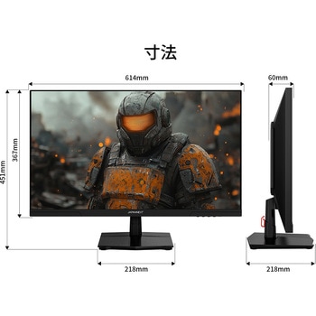 ゲーミング27型/3840×2160/HDMI×1、DP×1、Type-C×1/ブラック/スピーカー有/2年保証 JAPANNEXT