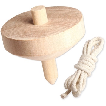 木製ゴマ 小 無着色 Φ60 アーテック[学校教材・教育玩具]