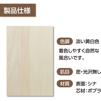 ベニヤ 大 450x300x4 - アーテック[学校教材・教育玩具]