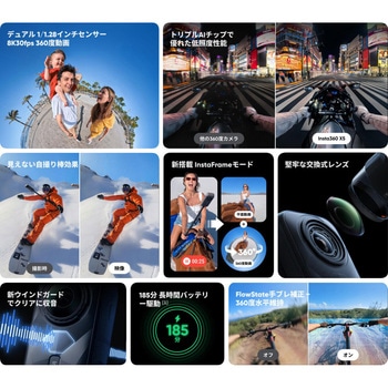 360度アクションカメラ Insta360 X5 insta360