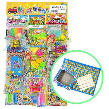 駄菓子屋さんのおもちゃくじ【100x20付】 龍屋