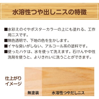 ワシン水溶性つやだしニス アーテック(学校教材・教育玩具)