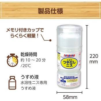 ワシン水溶性つやだしニス アーテック(学校教材・教育玩具)