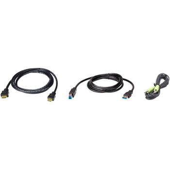 1.8m USB HDMI KVMケーブルセット ATEN