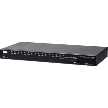 16ポート USB・DisplayPort KVMスイッチ(4K、USB 3.0対応) ATEN