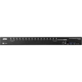 16ポート USB・DisplayPort KVMスイッチ(4K、USB 3.0対応) ATEN