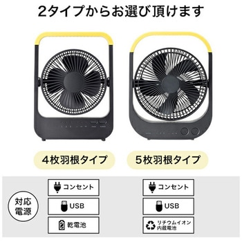 扇風機 アウトドアファン どこでもFANTASTIC ホーム&アウトドア TOPLAND