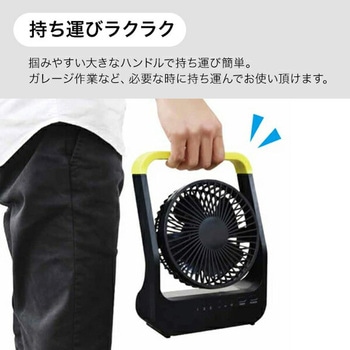 扇風機 アウトドアファン どこでもFANTASTIC ホーム&アウトドア TOPLAND