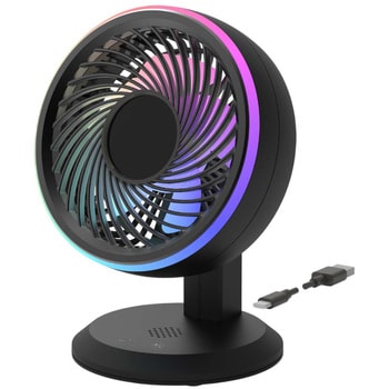 FAN with RGBイルミネーション デスクファン TOPLAND