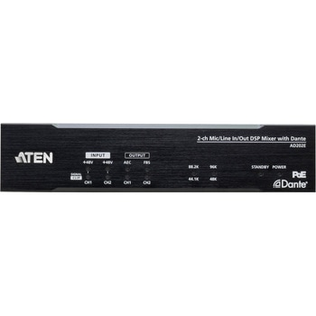 Mic/Line Dante 各2入出力対応 DSP内蔵プリアンプ ATEN