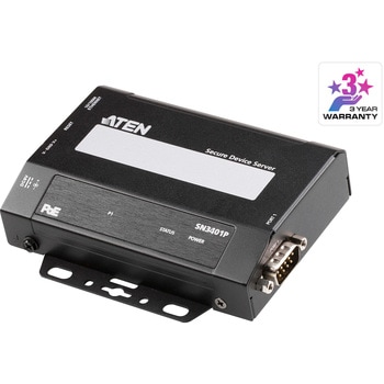 SN3401P 1-ポート RS-232/422/485 Secure Device Server with PoE ATEN