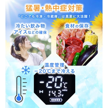 ポータブル冷凍・冷蔵庫 18L ユアサ(ユアサプライムス)