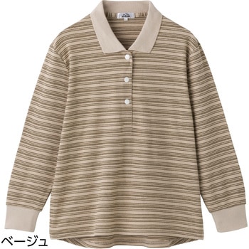 821697スナップ釦ポロシャツ 愛情介護