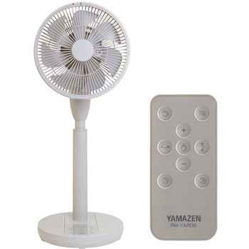 扇風機 DCモーター PD対応 上下左右首振り 静音 モバイルバッテリー対応 YAMAZEN(山善)