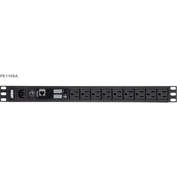 ラック用電源タップ(1U/100V/15A/NEMAタイプ 9ポート/計測機能対応) ATEN