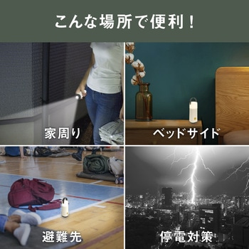 充電式ミニランタンプラス懐中電灯 ムサシ