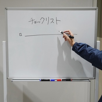 ホワイトボード  脚付片面 ミニ モノタロウ